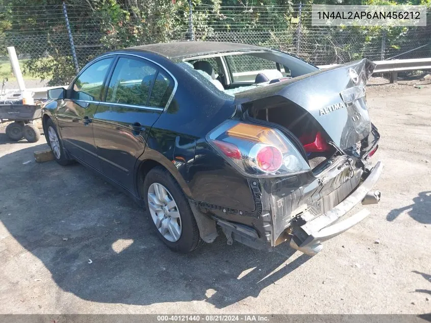 2010 Nissan Altima S VIN: 1N4AL2AP6AN456212 Lot: 40121440