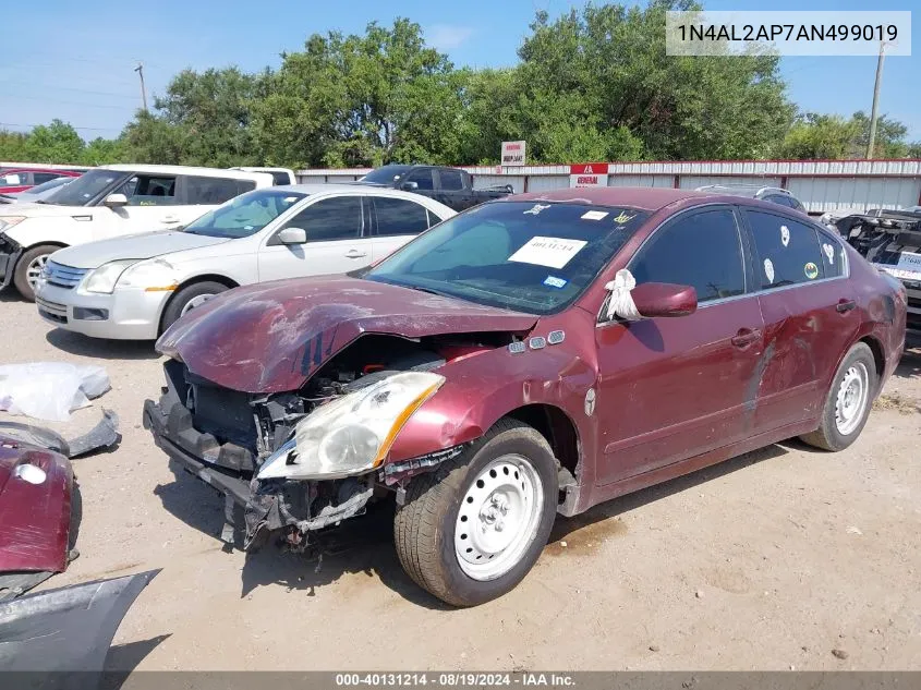 2010 Nissan Altima 2.5 S VIN: 1N4AL2AP7AN499019 Lot: 40131214