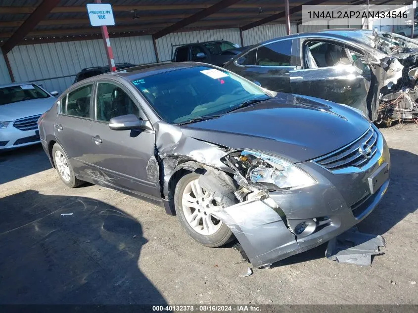 2010 Nissan Altima 2.5 S VIN: 1N4AL2AP2AN434546 Lot: 40132378