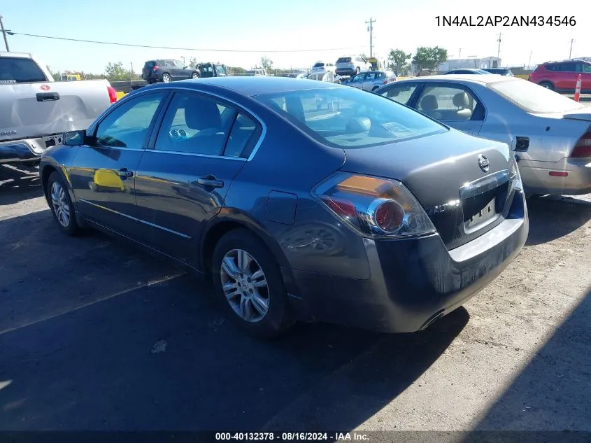 1N4AL2AP2AN434546 2010 Nissan Altima 2.5 S