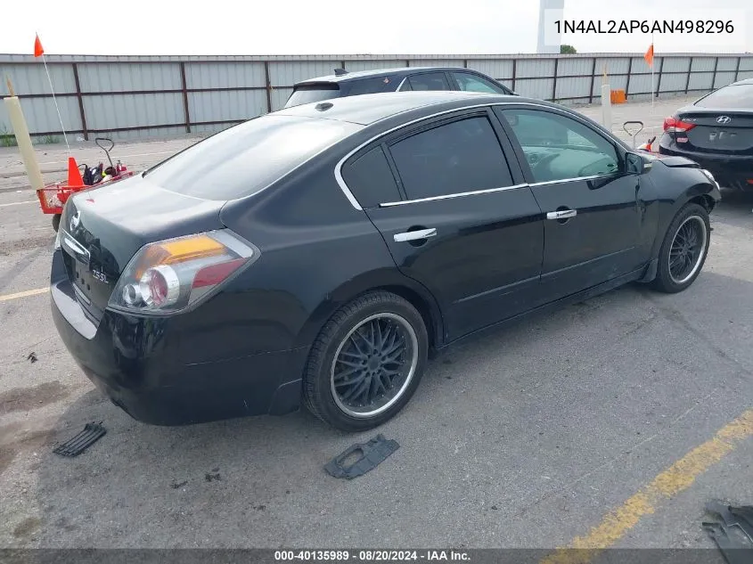 1N4AL2AP6AN498296 2010 Nissan Altima S