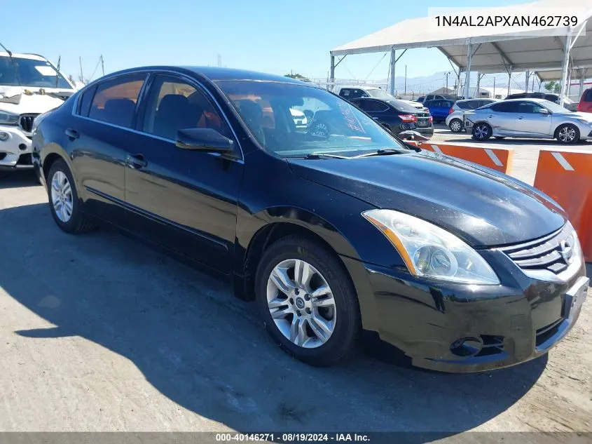 2010 Nissan Altima 2.5 S VIN: 1N4AL2APXAN462739 Lot: 40146271