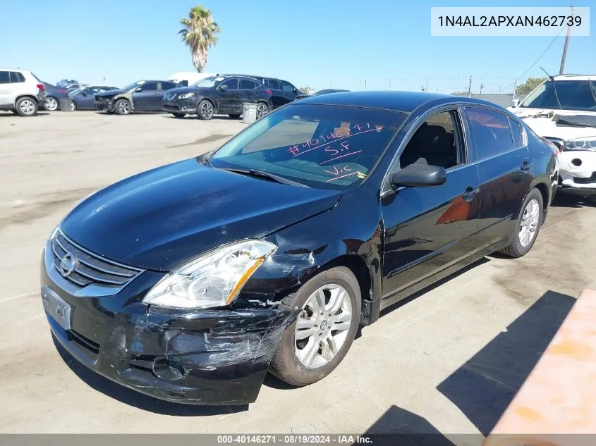 2010 Nissan Altima 2.5 S VIN: 1N4AL2APXAN462739 Lot: 40146271