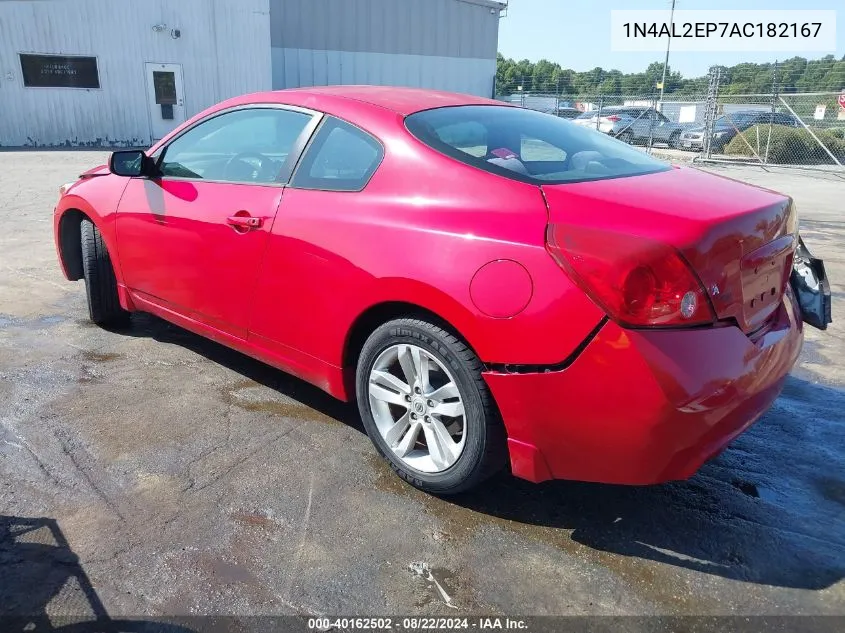 2010 Nissan Altima 2.5 S VIN: 1N4AL2EP7AC182167 Lot: 40162502