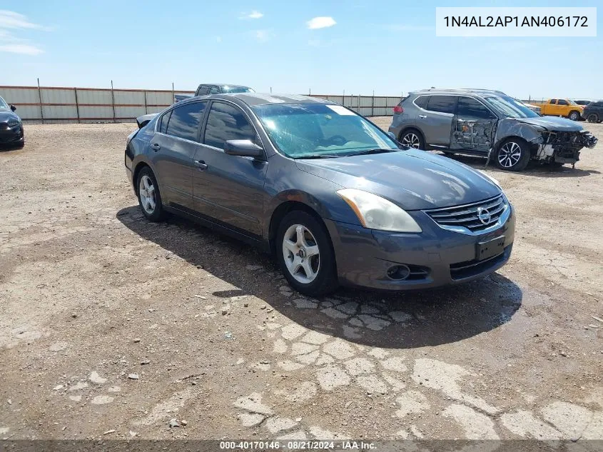 2010 Nissan Altima 2.5 S VIN: 1N4AL2AP1AN406172 Lot: 40170146