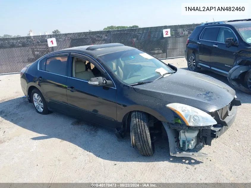 2010 Nissan Altima 2.5 S VIN: 1N4AL2AP1AN482460 Lot: 40170473