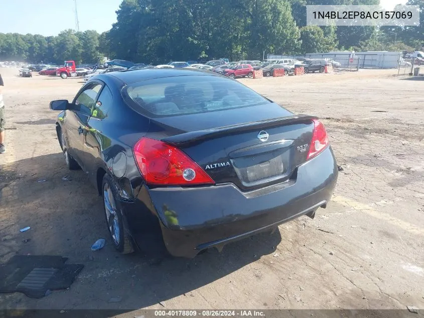 2010 Nissan Altima 3.5 Sr VIN: 1N4BL2EP8AC157069 Lot: 40178809