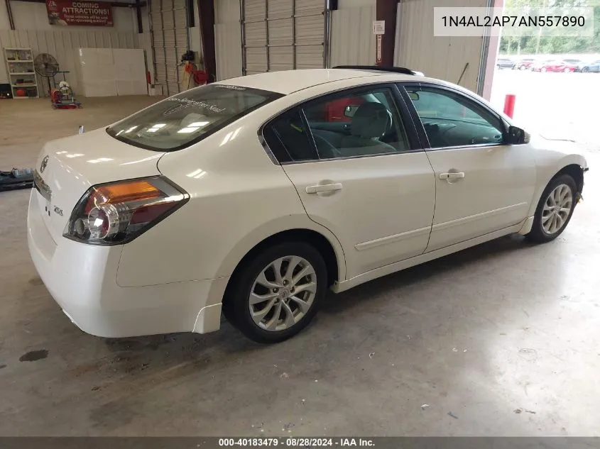 2010 Nissan Altima 2.5 S VIN: 1N4AL2AP7AN557890 Lot: 40183479