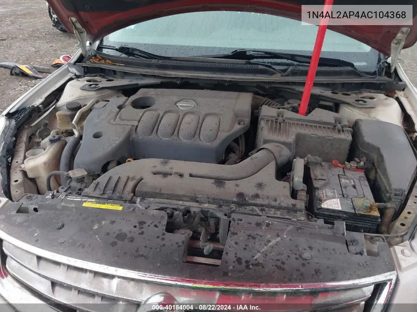 1N4AL2AP4AC104368 2010 Nissan Altima 2.5 S