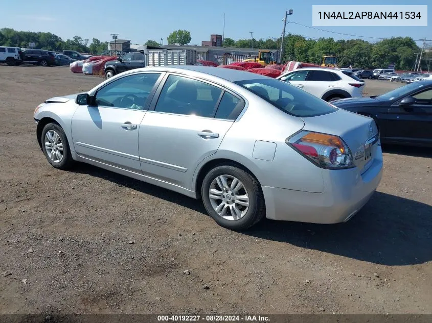 2010 Nissan Altima 2.5 S VIN: 1N4AL2AP8AN441534 Lot: 40192227