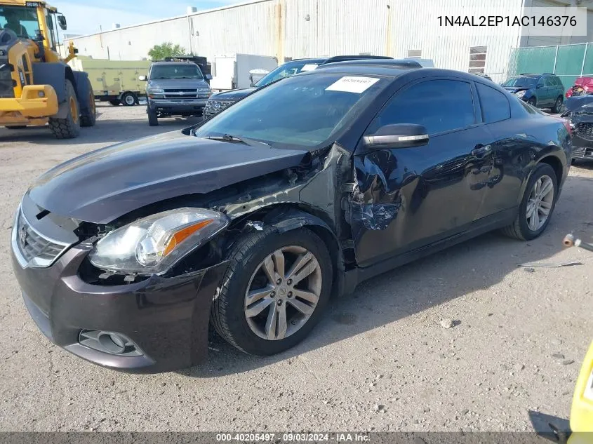 2010 Nissan Altima 2.5 S VIN: 1N4AL2EP1AC146376 Lot: 40205497