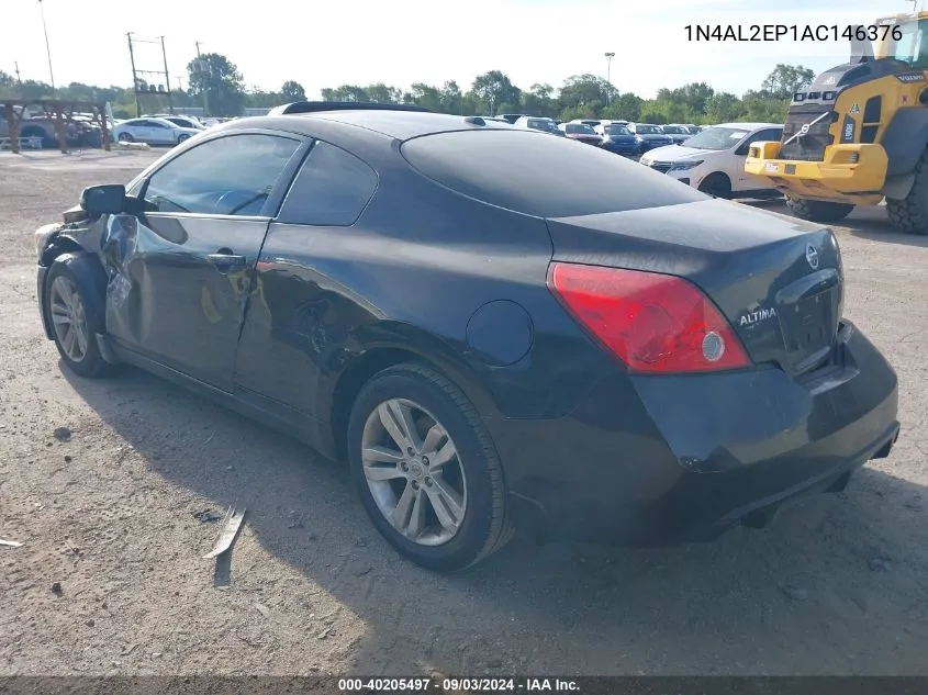 2010 Nissan Altima 2.5 S VIN: 1N4AL2EP1AC146376 Lot: 40205497