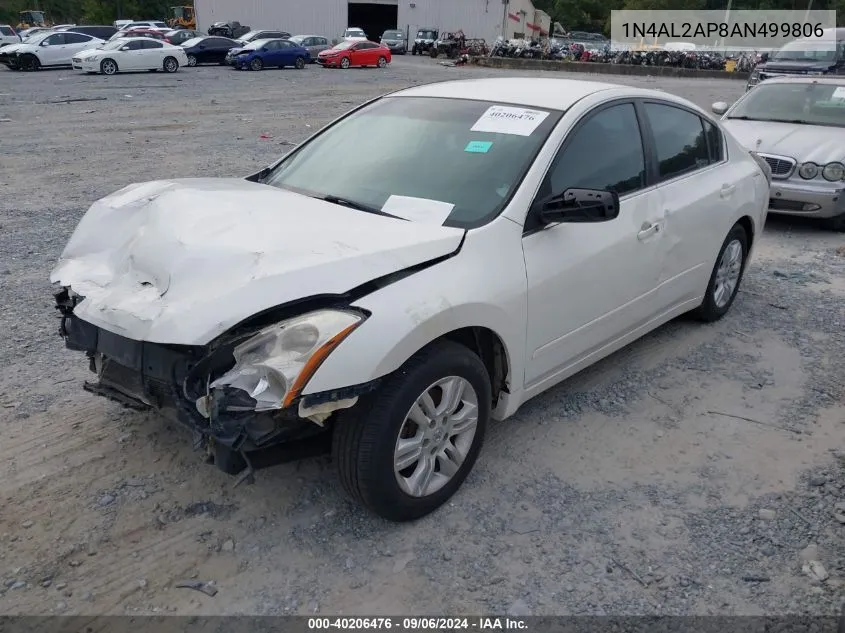 2010 Nissan Altima 2.5 S VIN: 1N4AL2AP8AN499806 Lot: 40206476