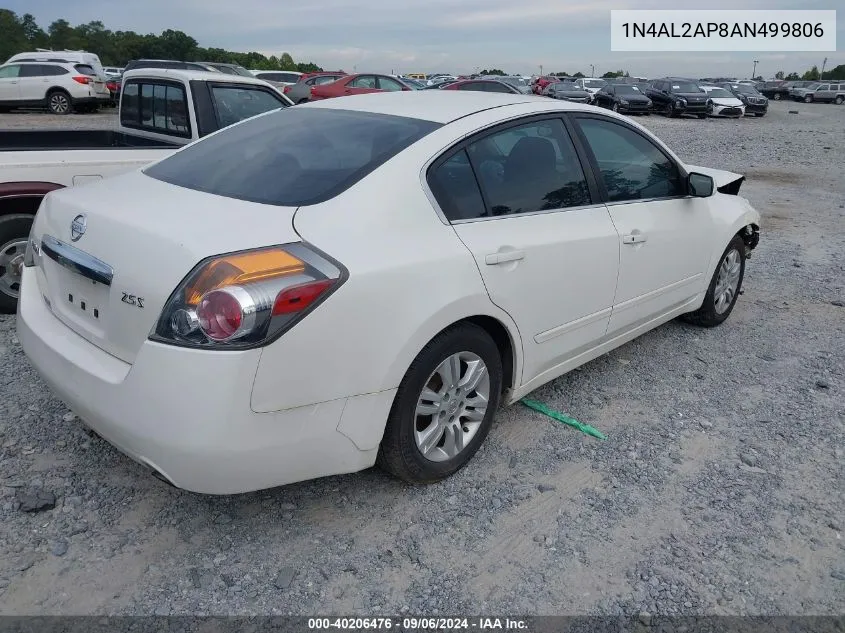 2010 Nissan Altima 2.5 S VIN: 1N4AL2AP8AN499806 Lot: 40206476