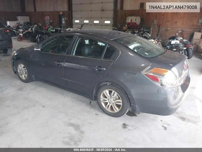 2010 Nissan Altima 2.5 S VIN: 1N4AL2AP1AN479008 Lot: 40216237