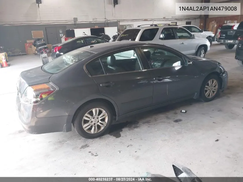 2010 Nissan Altima 2.5 S VIN: 1N4AL2AP1AN479008 Lot: 40216237