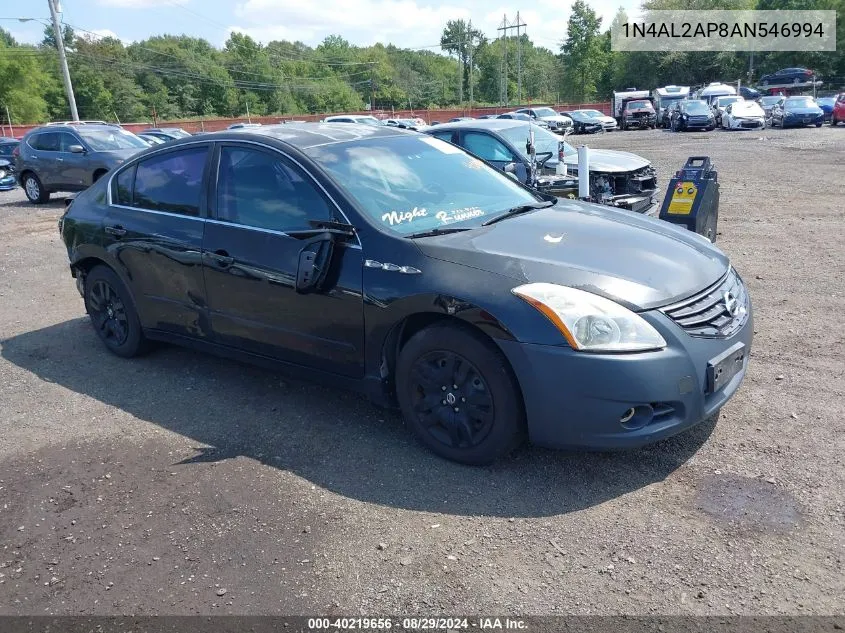 2010 Nissan Altima 2.5 S VIN: 1N4AL2AP8AN546994 Lot: 40219656