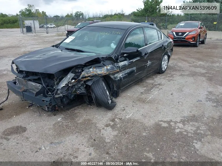 2010 Nissan Altima 2.5 S VIN: 1N4AL2APXAN539609 Lot: 40227146