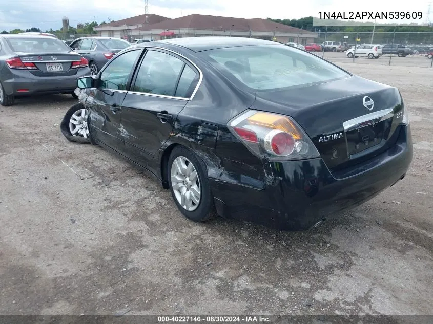 2010 Nissan Altima 2.5 S VIN: 1N4AL2APXAN539609 Lot: 40227146