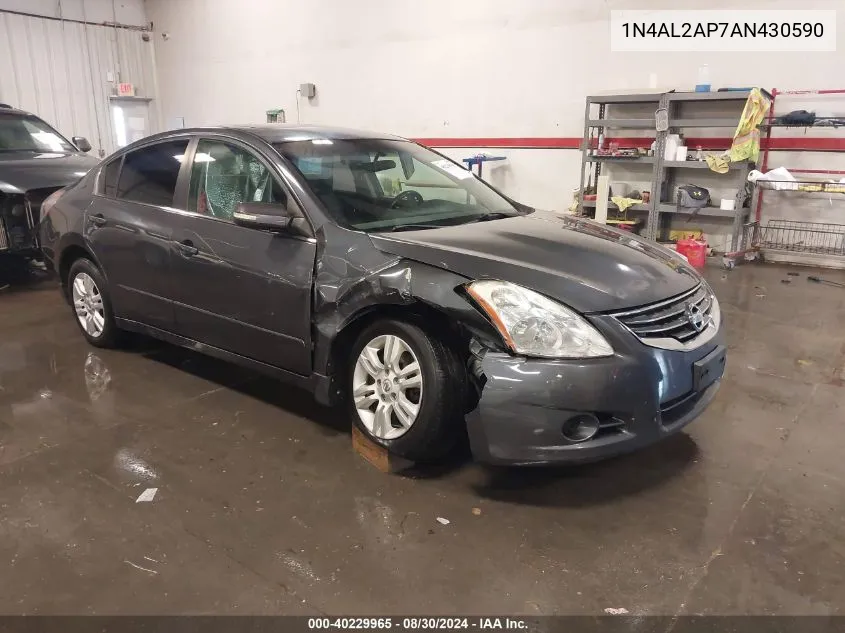 2010 Nissan Altima 2.5/2.5 S VIN: 1N4AL2AP7AN430590 Lot: 40229965