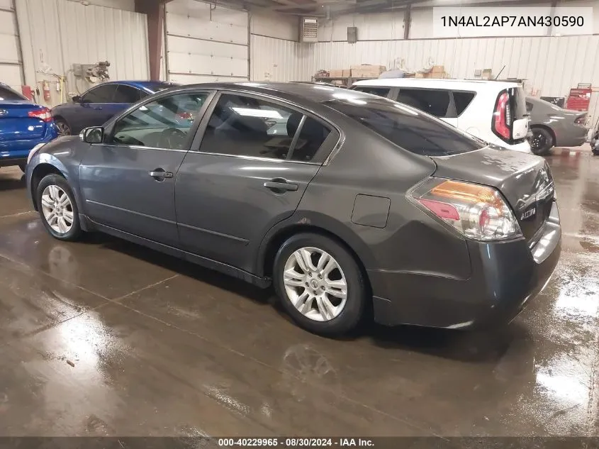 2010 Nissan Altima 2.5/2.5 S VIN: 1N4AL2AP7AN430590 Lot: 40229965