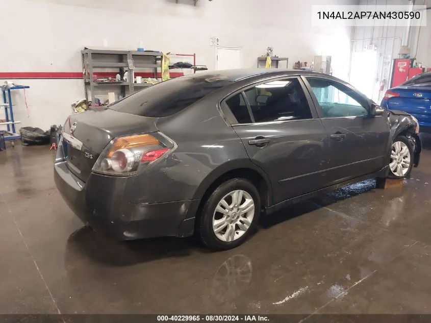 2010 Nissan Altima 2.5/2.5 S VIN: 1N4AL2AP7AN430590 Lot: 40229965