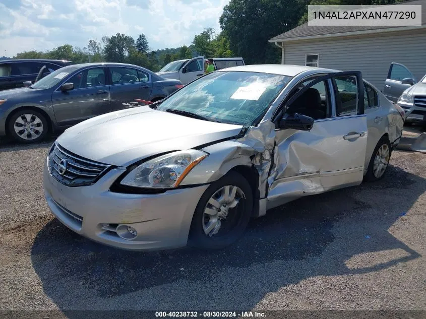 2010 Nissan Altima 2.5 S VIN: 1N4AL2APXAN477290 Lot: 40238732