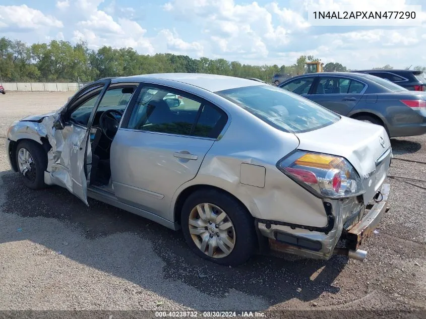 2010 Nissan Altima 2.5 S VIN: 1N4AL2APXAN477290 Lot: 40238732