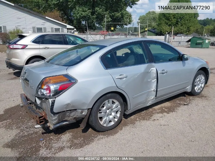 2010 Nissan Altima 2.5 S VIN: 1N4AL2APXAN477290 Lot: 40238732