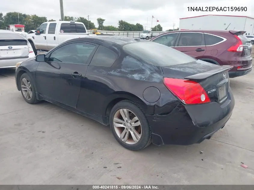 2010 Nissan Altima 2.5 S VIN: 1N4AL2EP6AC159690 Lot: 40241815