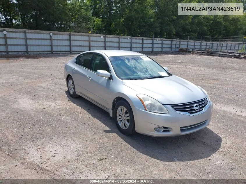 2010 Nissan Altima 2.5 S VIN: 1N4AL2AP3AN423619 Lot: 40244014