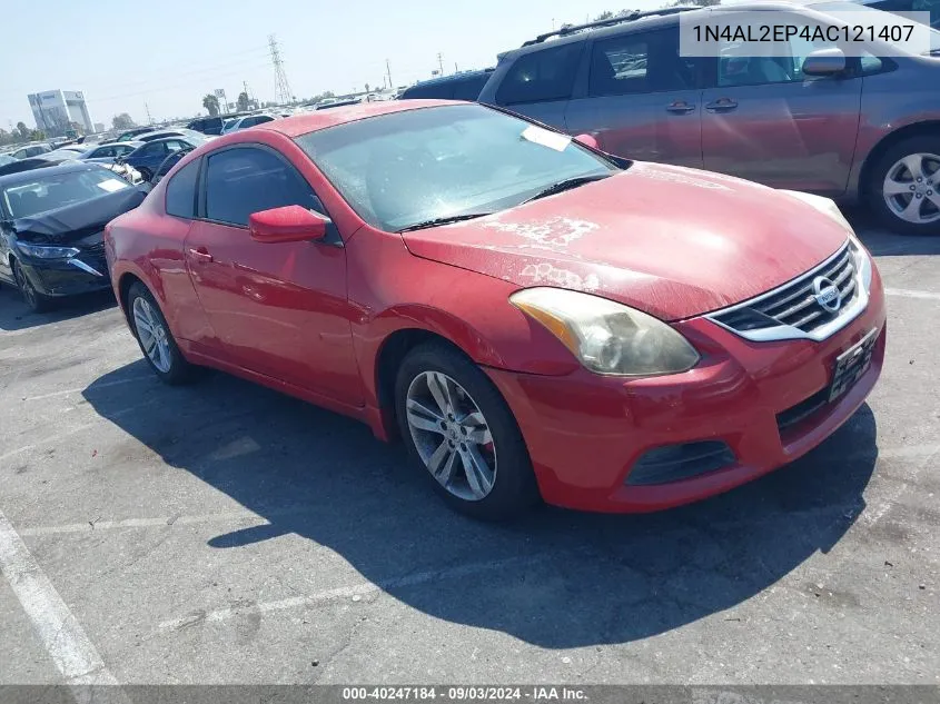 2010 Nissan Altima 2.5 S VIN: 1N4AL2EP4AC121407 Lot: 40247184