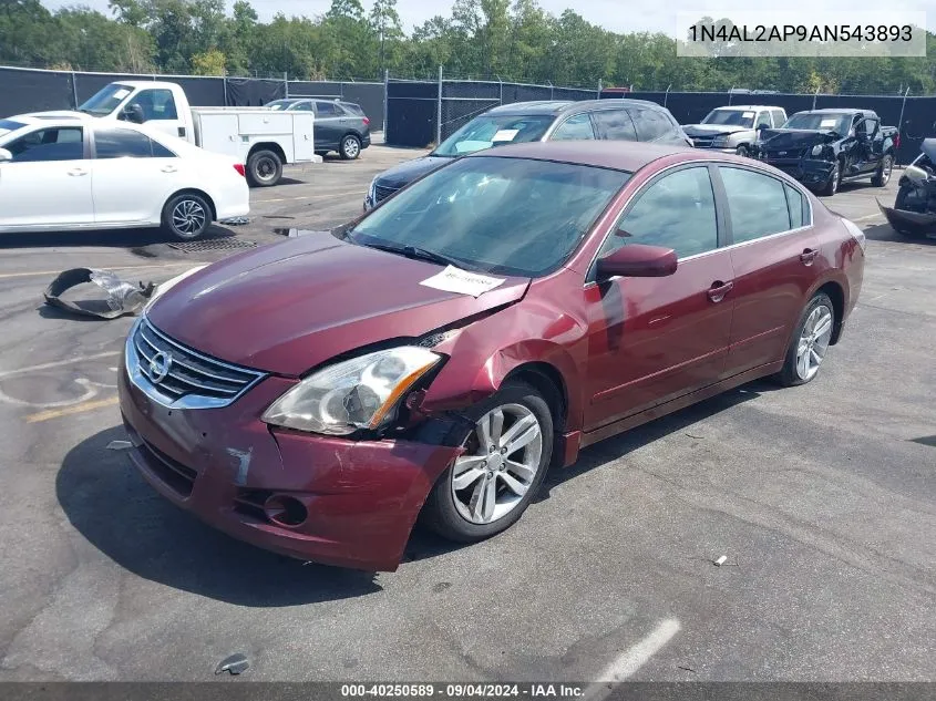 2010 Nissan Altima 2.5 S VIN: 1N4AL2AP9AN543893 Lot: 40250589