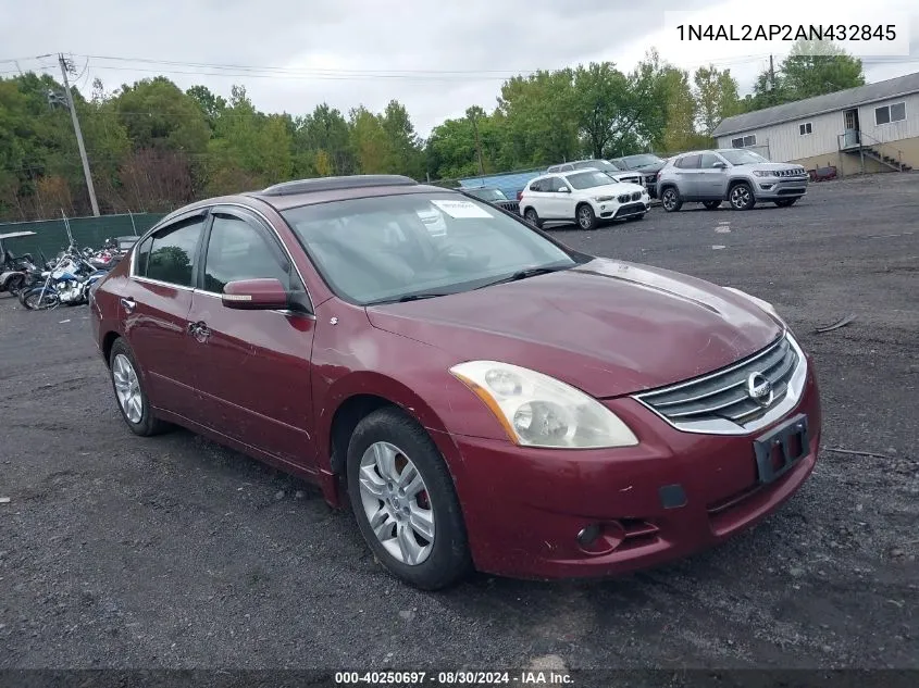 2010 Nissan Altima 2.5 S VIN: 1N4AL2AP2AN432845 Lot: 40250697