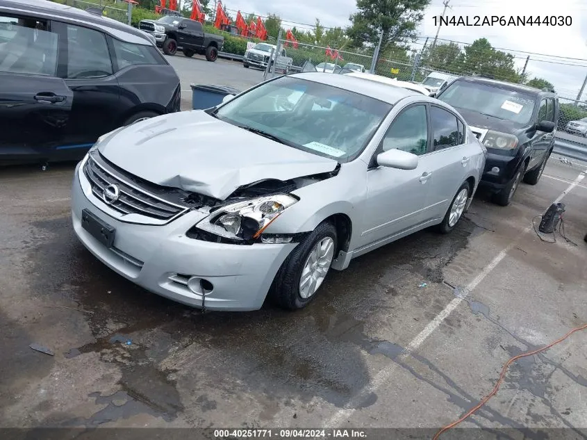 2010 Nissan Altima 2.5 S VIN: 1N4AL2AP6AN444030 Lot: 40251771