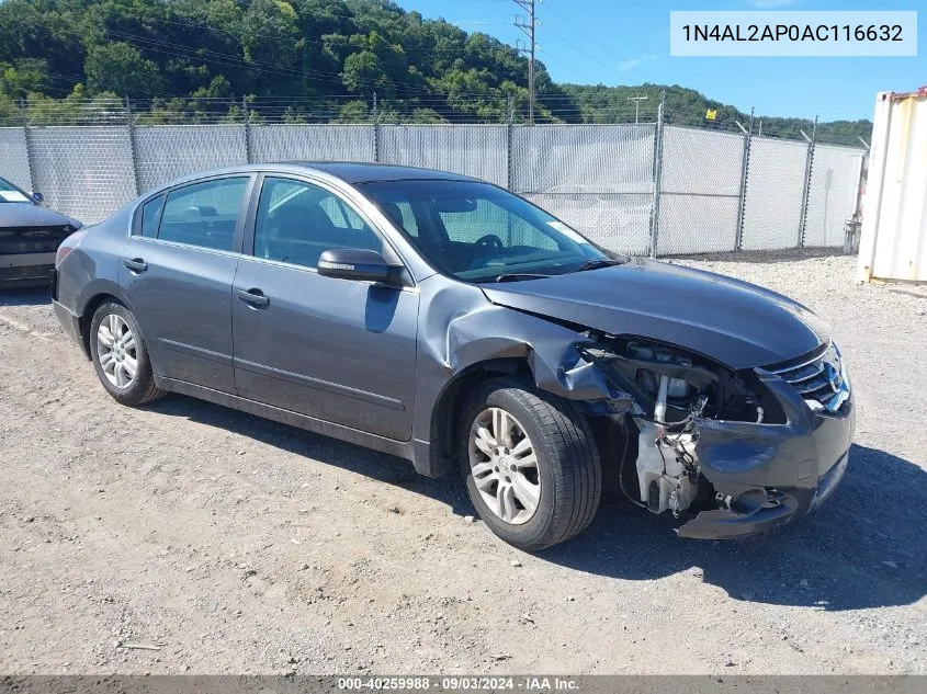 2010 Nissan Altima 2.5 S VIN: 1N4AL2AP0AC116632 Lot: 40259988