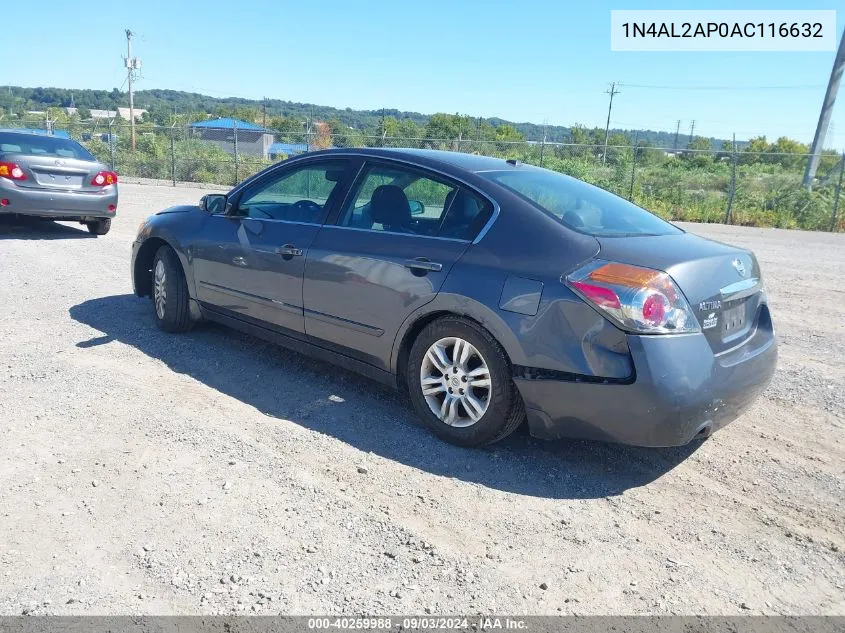 2010 Nissan Altima 2.5 S VIN: 1N4AL2AP0AC116632 Lot: 40259988