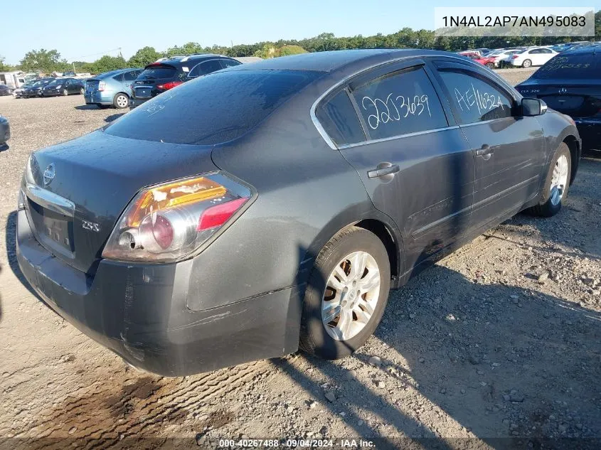 2010 Nissan Altima 2.5 S VIN: 1N4AL2AP7AN495083 Lot: 40267488