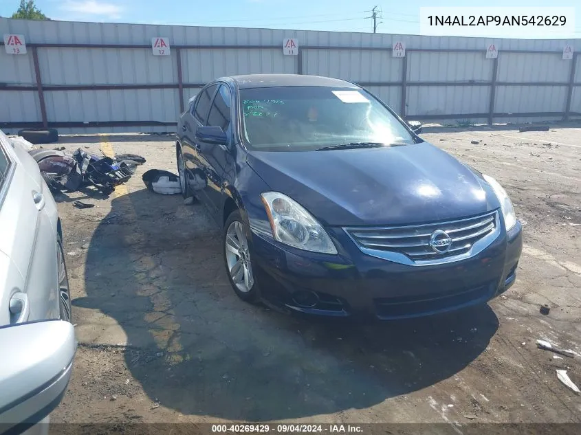 2010 Nissan Altima 2.5 S VIN: 1N4AL2AP9AN542629 Lot: 40269429