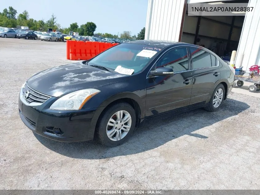 2010 Nissan Altima 2.5 S VIN: 1N4AL2AP0AN428387 Lot: 40269474