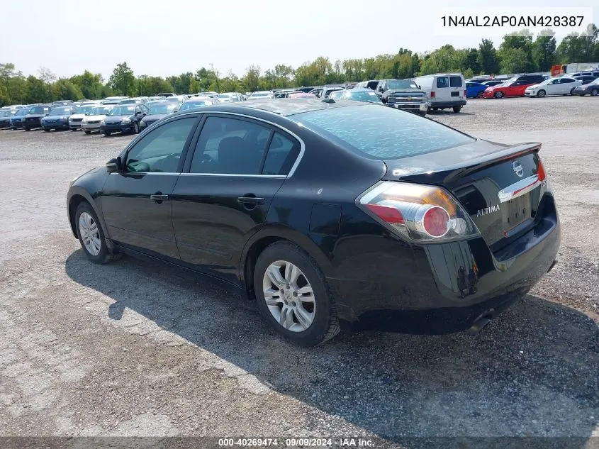 2010 Nissan Altima 2.5 S VIN: 1N4AL2AP0AN428387 Lot: 40269474