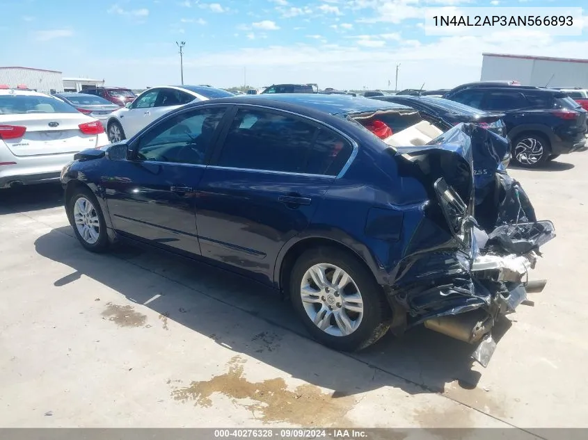 2010 Nissan Altima 2.5 S VIN: 1N4AL2AP3AN566893 Lot: 40276328