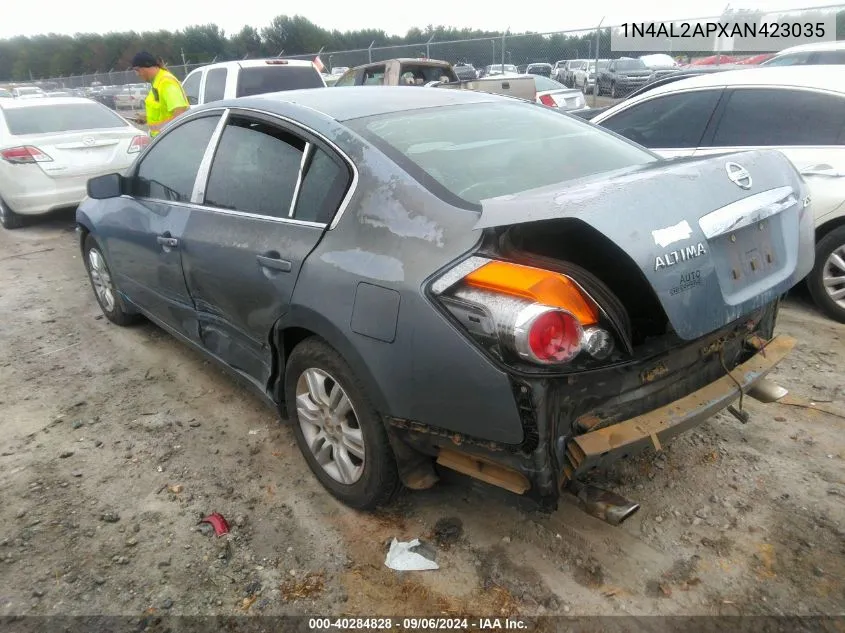 2010 Nissan Altima 2.5 S VIN: 1N4AL2APXAN423035 Lot: 40284828