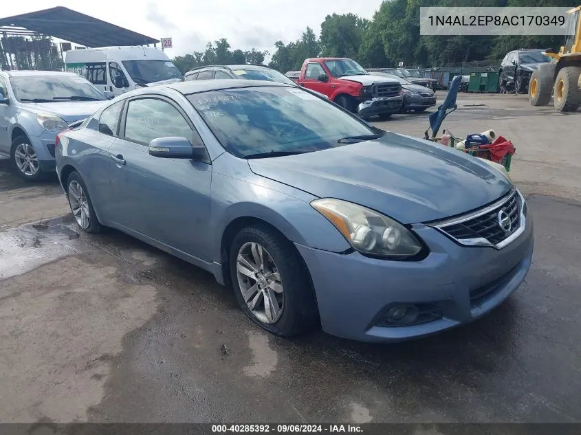 2010 Nissan Altima 2.5 S VIN: 1N4AL2EP8AC170349 Lot: 40285392