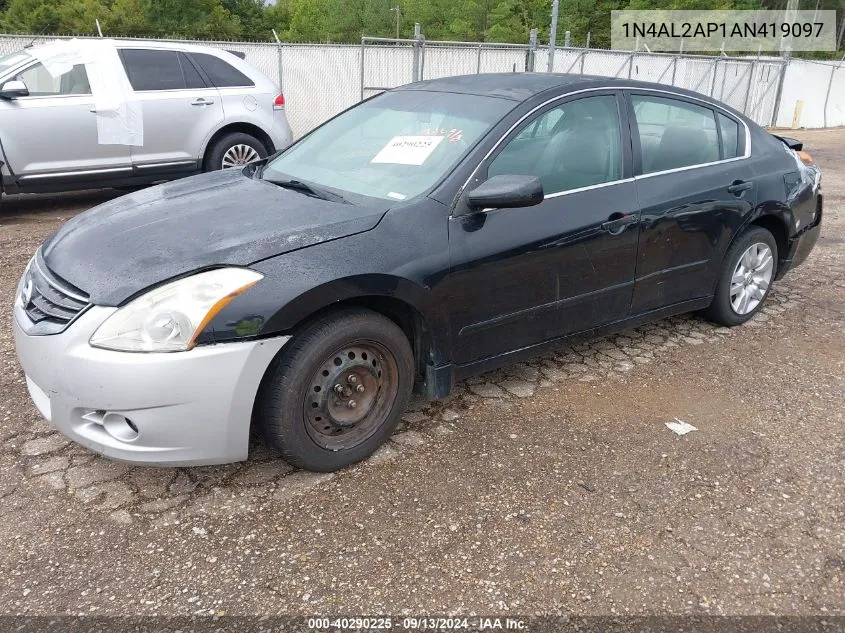 2010 Nissan Altima 2.5 S VIN: 1N4AL2AP1AN419097 Lot: 40290225