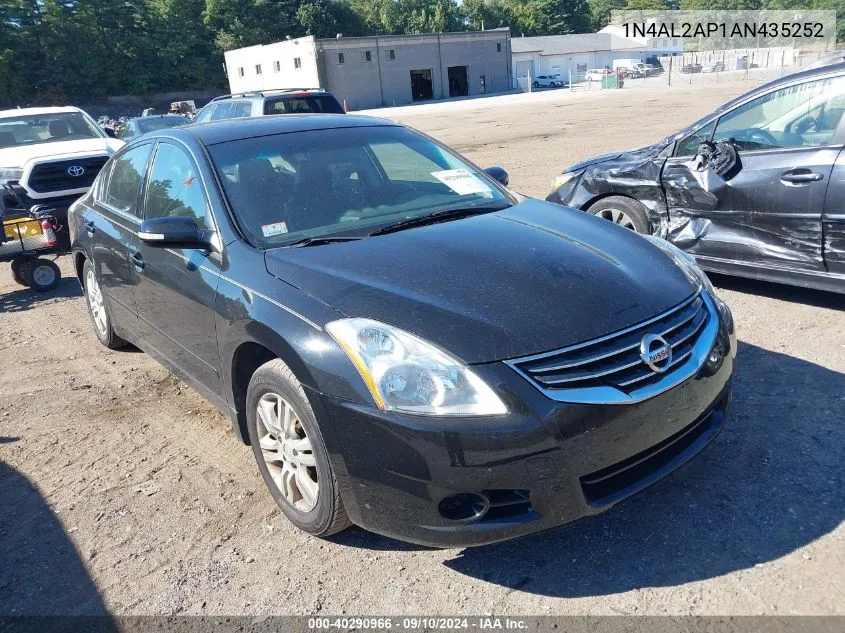 2010 Nissan Altima 2.5 S VIN: 1N4AL2AP1AN435252 Lot: 40290966