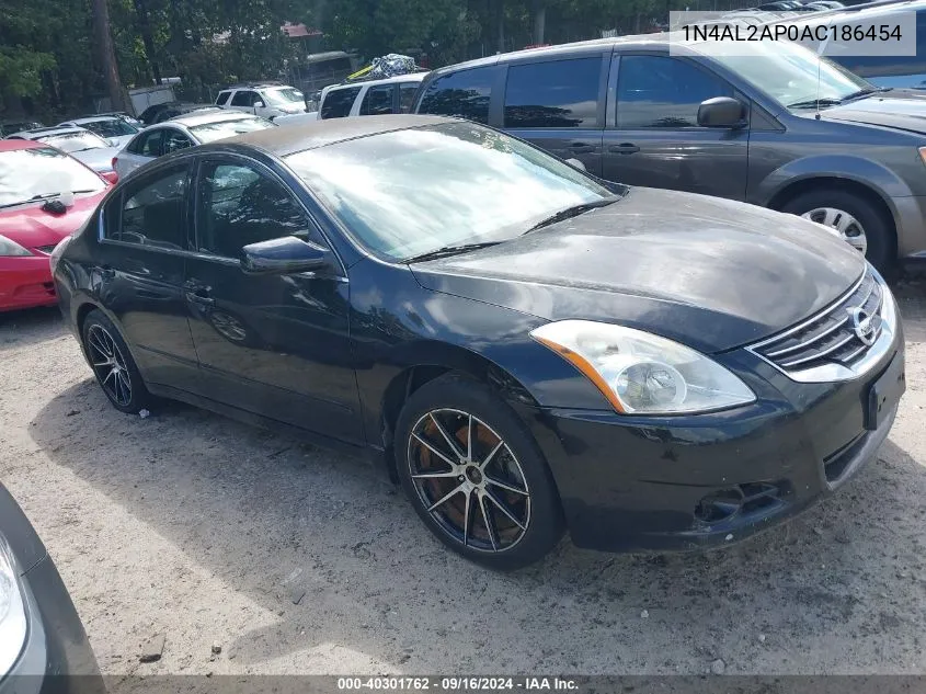 2010 Nissan Altima 2.5 S VIN: 1N4AL2AP0AC186454 Lot: 40301762