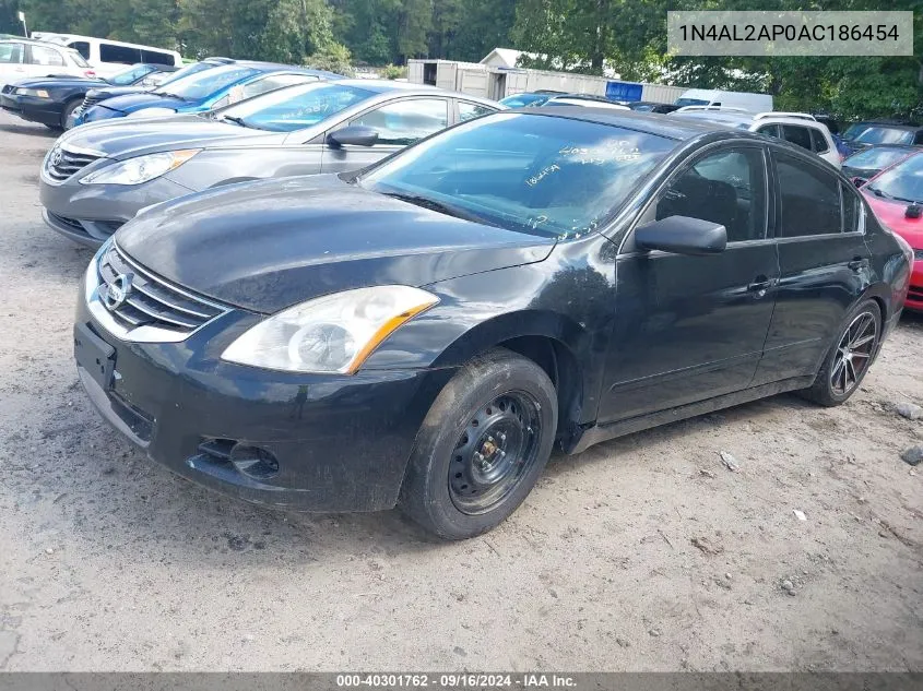 2010 Nissan Altima 2.5 S VIN: 1N4AL2AP0AC186454 Lot: 40301762