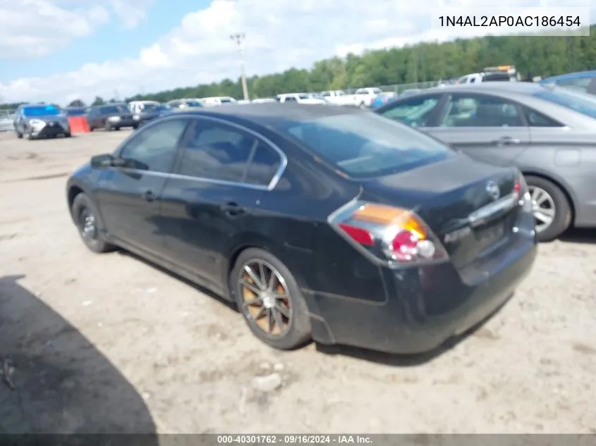 2010 Nissan Altima 2.5 S VIN: 1N4AL2AP0AC186454 Lot: 40301762