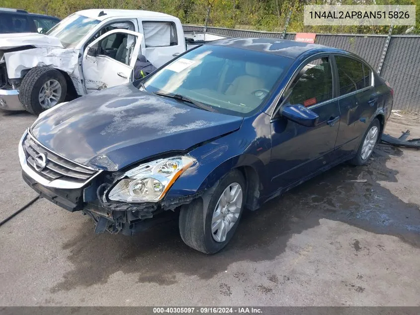 2010 Nissan Altima 2.5 S VIN: 1N4AL2AP8AN515826 Lot: 40305097